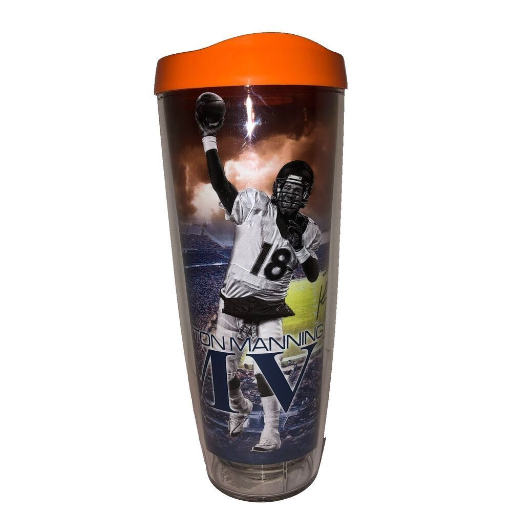 Peyton Manning MVP Tritan USA 26 oz Tumbler NFLPA Officially Sponsored New